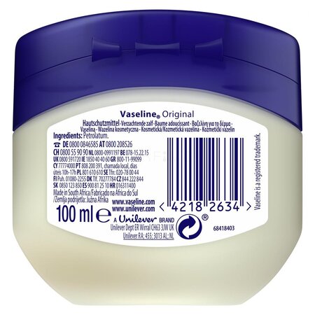 Vaselina cosmetica Original Protecting Jelly, 100 ml, Vaseline 623178