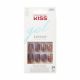 Unghii false Gel Fantasy Glitter, Krush Hour Medium Squoval, 24 bucati, Kiss 565815