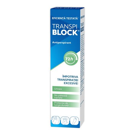 Deodorant spray Transpiblock, 150 ml, Zdrovit