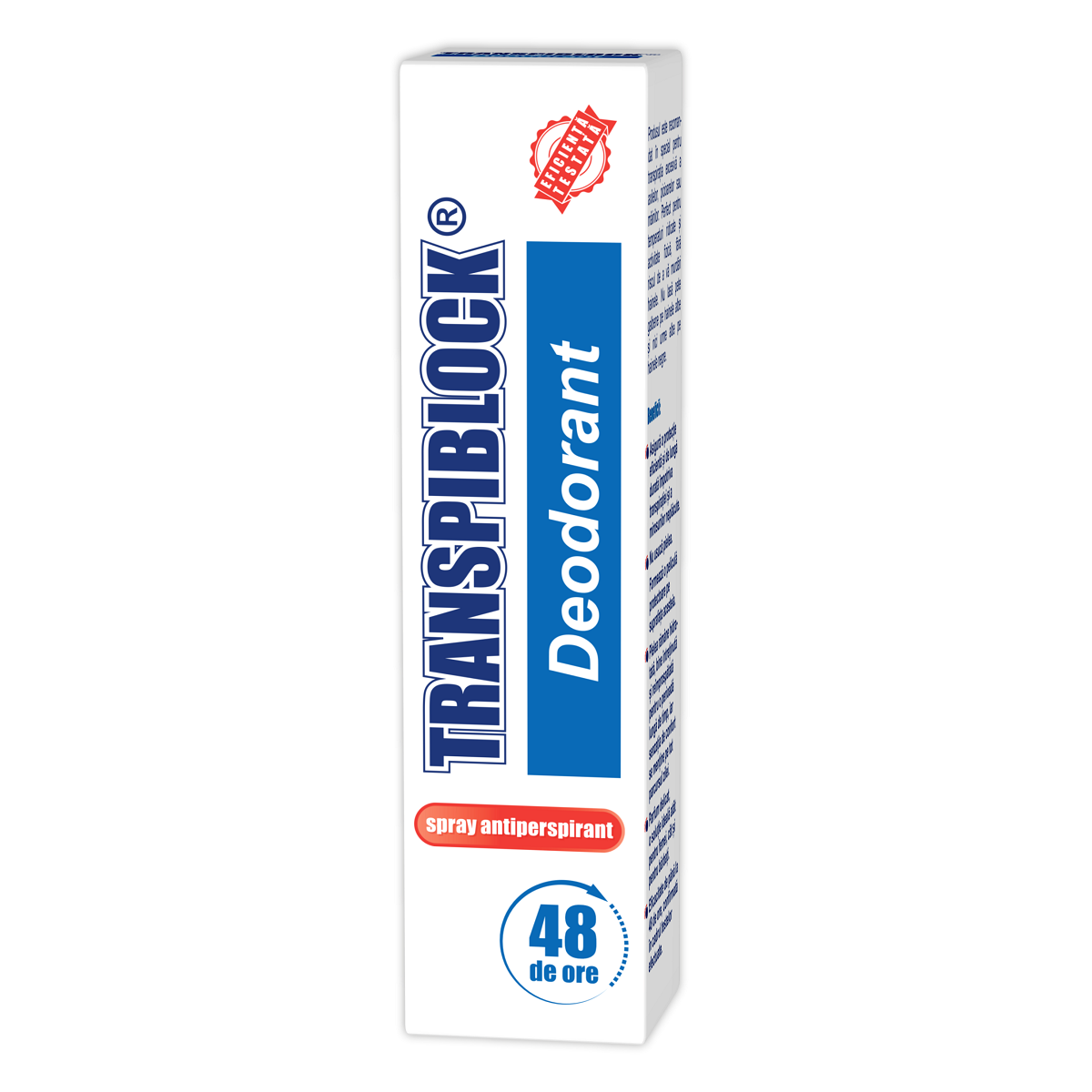 Deodorant spray Transpiblock, 150 ml, Zdrovit