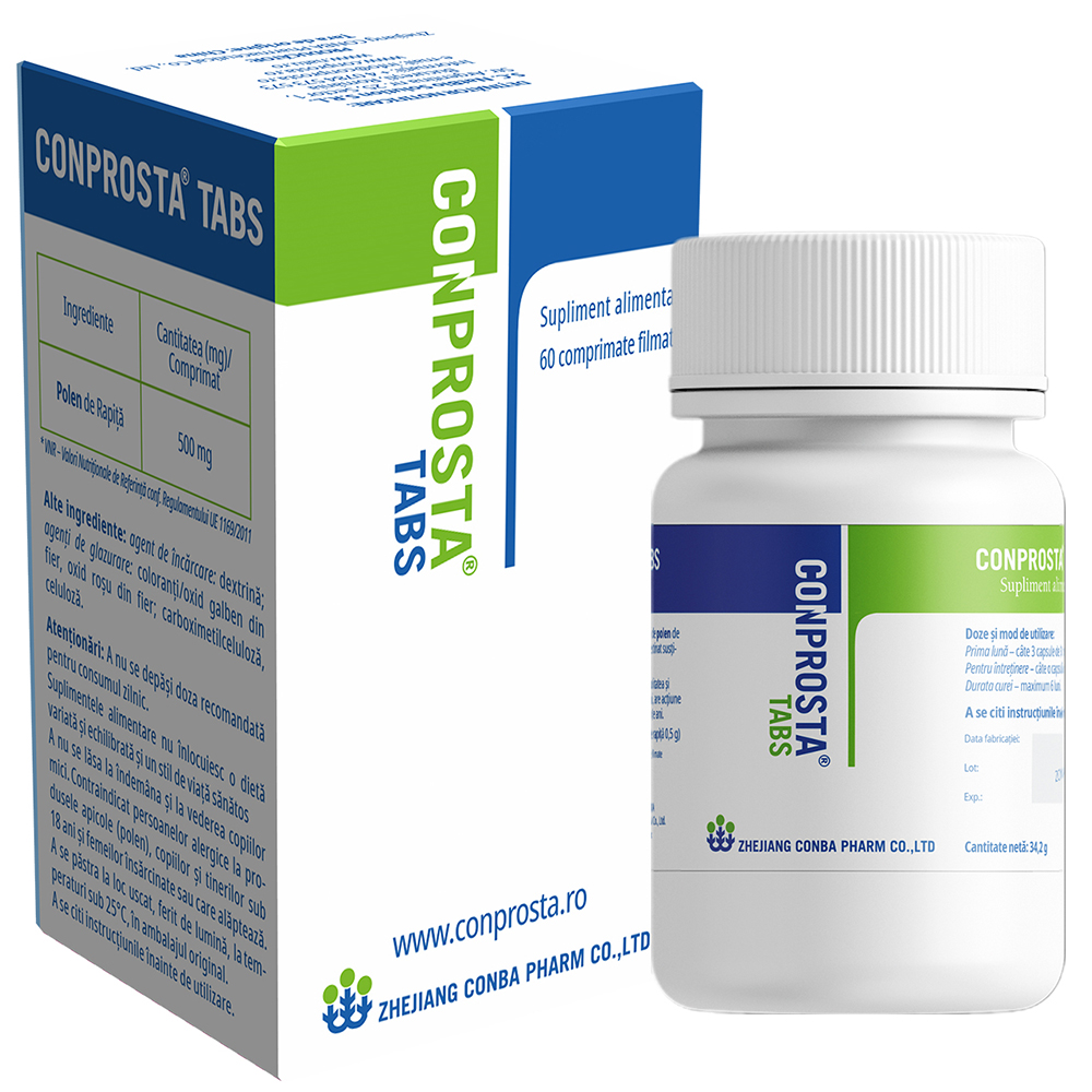 Conprosta Tabs, 60 comprimate filmate, NatBio Solution