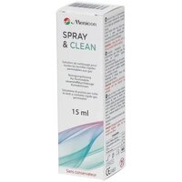 Solutie spray pentru curatarea lentilelor Spray & Clean, 15 ml, Menicon