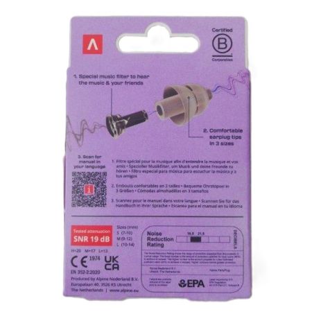 Dopuri de urechi Party Plug, Alpine 659716