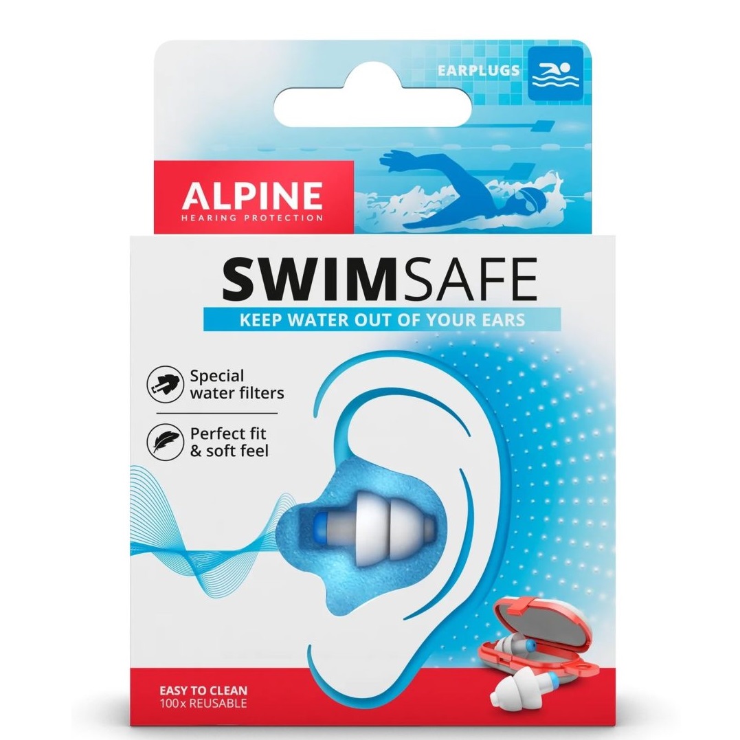 Dopuri de urechi pentru inot Swim Safe, 1 pereche, Alpine