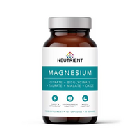 Magnesium citrat + bisglycinat + taurat + malat + oxid, 120 capsule, Neutrient