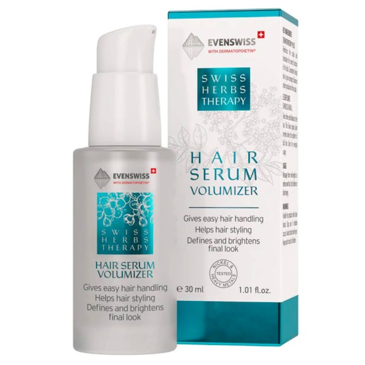 Ser pentru par fara volum Swiss Herbs Therapy, 30 ml, Evenswiss