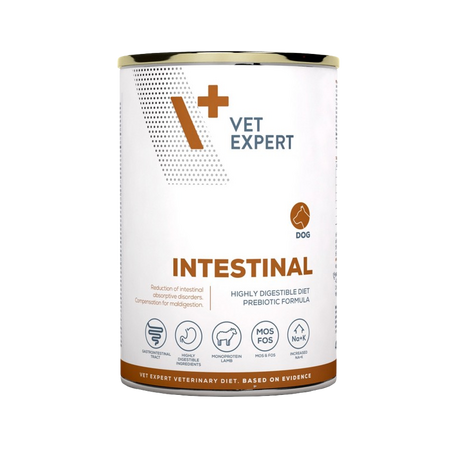 Hrana umeda pentru caini Intestinal Dog, 400 g, Vetexpert