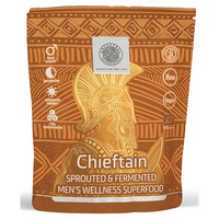 Amestec de pudre Bio fara gluten pentru sanatatea barbatilor Chieftain Mens Wellness Superfood, 200 g, Ancestral Superfoods