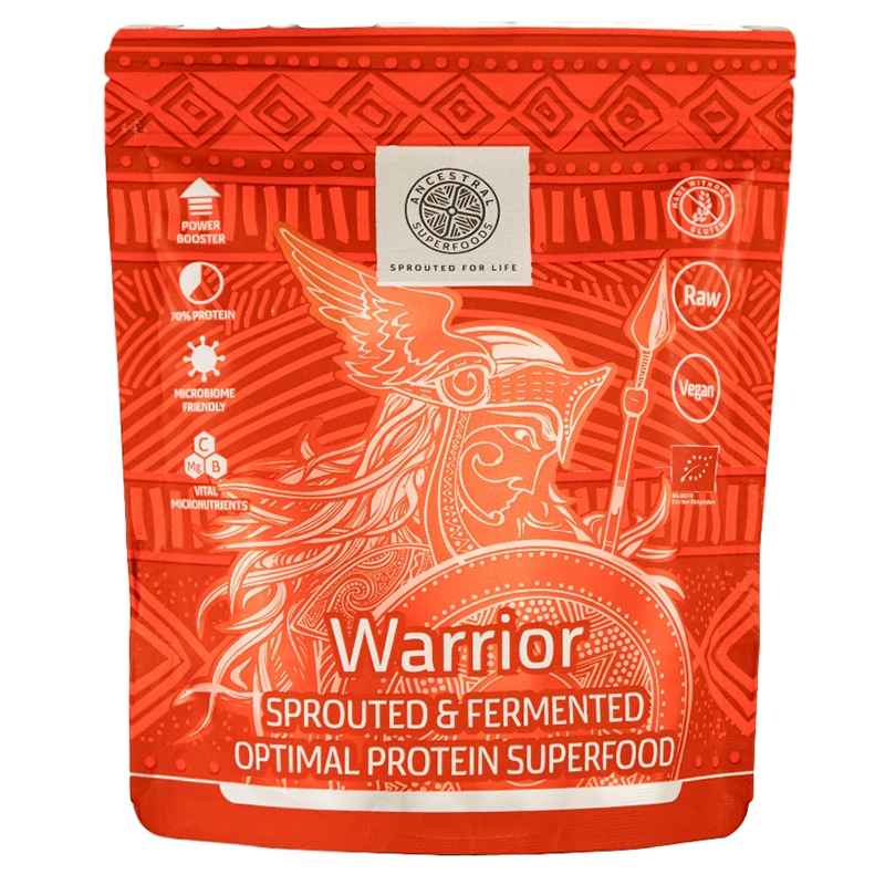 Mix Bio de proteina Warrior Optimal Superfood, 200 g, Ancestral Superfoods