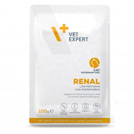 Hrana umeda pentru pisici Renal, 100 g, Vetexpert 599704