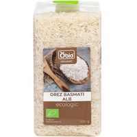 Orez basmati alb Bio, 500 g, Obio