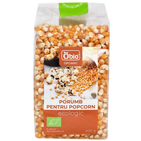 Porumb Bio pentru popcorn, 400 g, Obio
