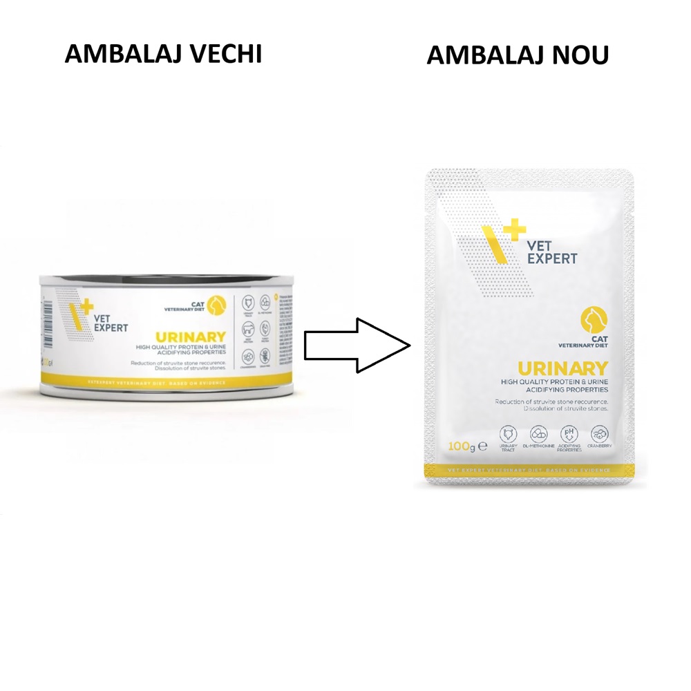 Hrana umeda pentru pisici Urinary Cat, 100 g, Vetexpert