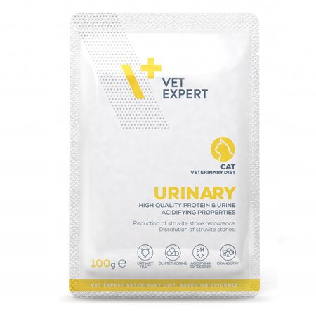 Hrana umeda pentru pisici Urinary Cat, 100 g, Vetexpert 599706
