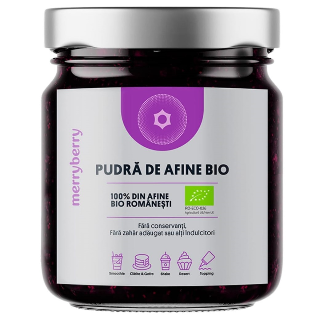 Pudra de afine Bio, 100 g, MerryBerry