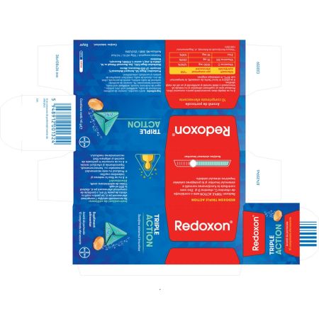 Pachet Redoxon Triple Action Vitamina C, D si Zinc, 10 comprimate + Jeleuri cu vitamina C 30 mg Redoxitos Triple Action, 25 bucati, Bayer 701588