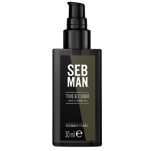 Ulei hidratant pentru par si barba The Groom, 30 ml, Seb Man