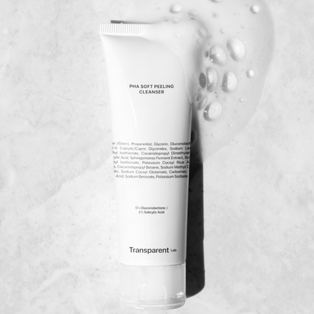 Gel de curatare exfoliant PHA Soft Peeling Cleanser, 150 ml, Transparent Lab 645830