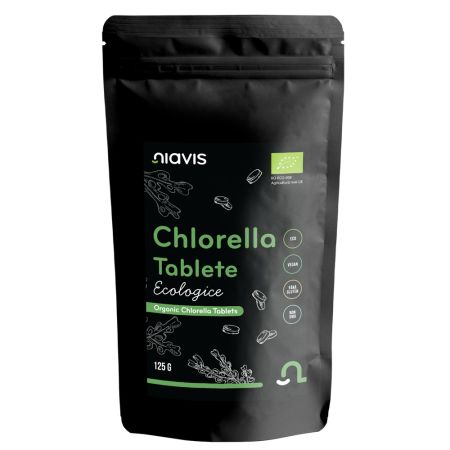 Chlorella tablete ecologice, 125 g, Niavis