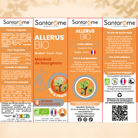 Allerus Bio Gemmo, 30 ml, Santarome 745788