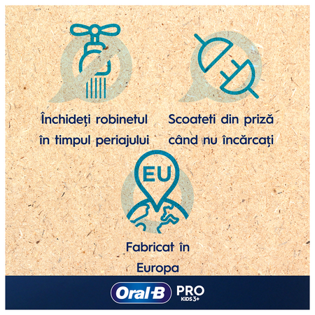 Periuta de dinti electrica Vitality Pro Kids Frozen, pentru copii 3+ ani, Oral-B 566625