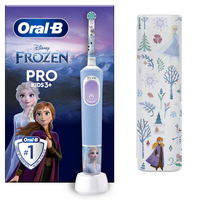 Periuta de dinti electrica + trusa de calatorie pentru copii +3 ani Vitality Pro Kids Frozen, Oral-B