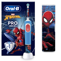 Periuta de dinti electrica pentru copii 3+ ani cu trusa de calatorie Vitality Pro Kids Spider-Man, Oral-B