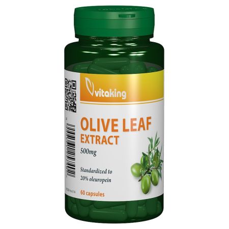 Extract din frunze de maslin standardizat 500mg, 60 capsule, VitaKing