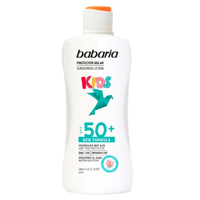 Lotiune pentru copii cu protectie solara SPF 50+, 200 ml, Babaria