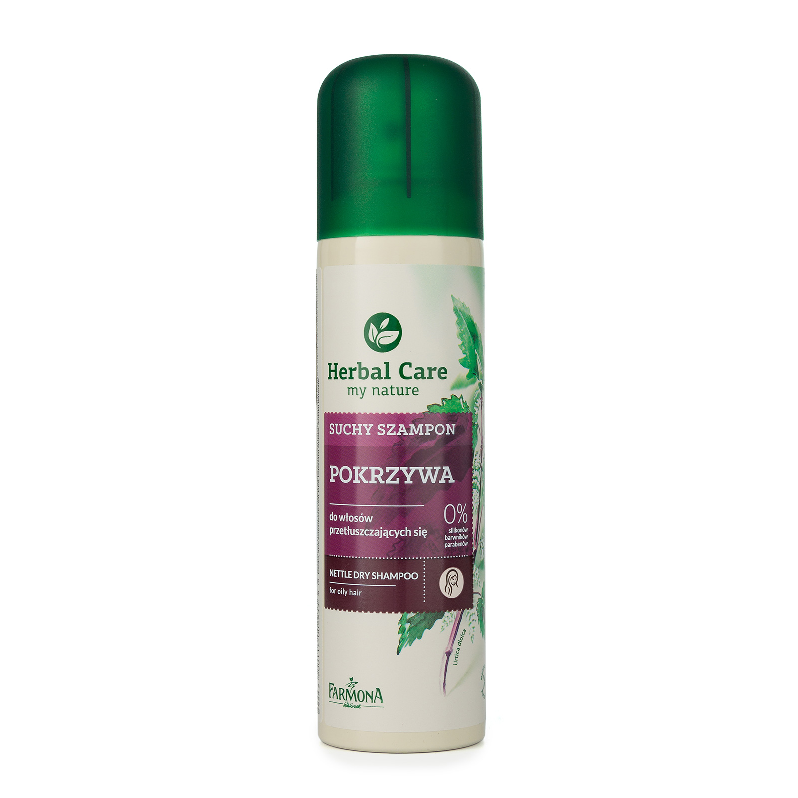 Sampon uscat cu extract de Urzica Herbal Care, 180 ml, Farmona