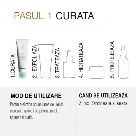 Crema pentru curatarea fetei Clean Biotic, 105 ml, Dr. Brandt 610531