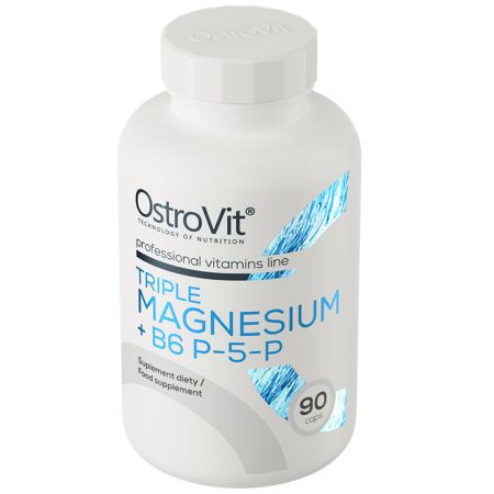 Triple Magnesium + B6, 90 capsule, Ostrovit 665257