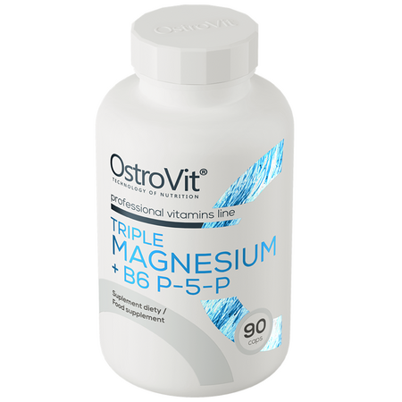 Triple Magnesium + B6, 90 capsule, Ostrovit 665257
