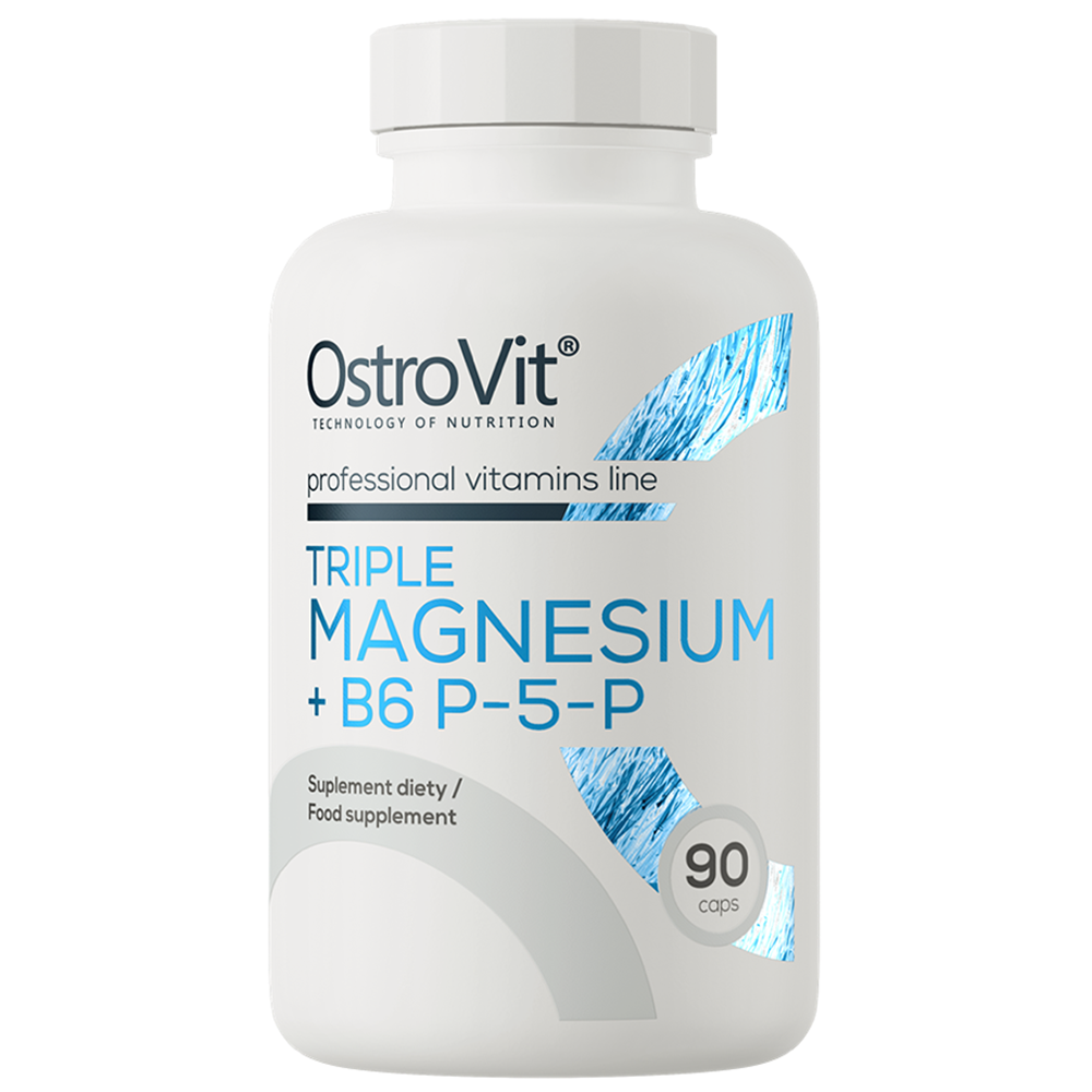Triple Magnesium + B6, 90 capsule, Ostrovit