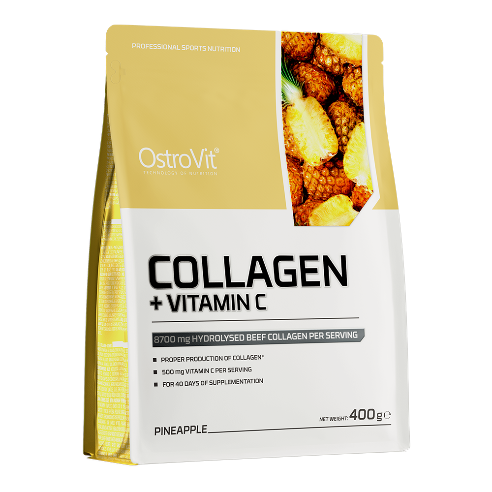 Colagen + Vitamina C Ananas, 400g, Ostrovit