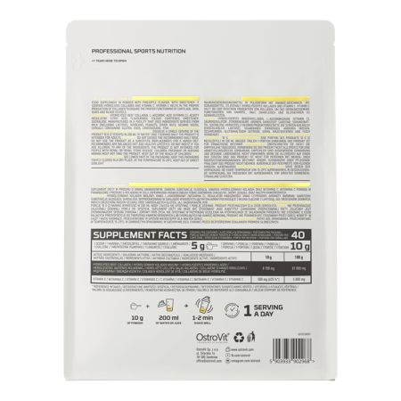 Colagen + Vitamina C Ananas, 400g, Ostrovit 681152