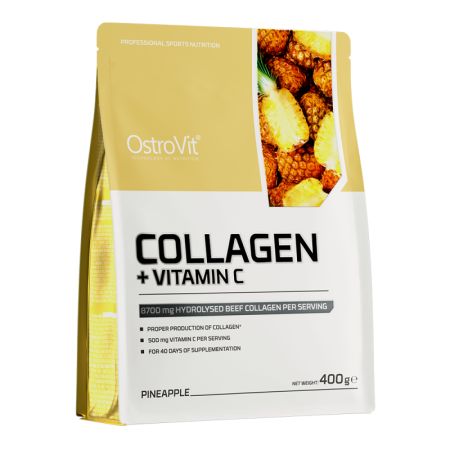 Colagen + Vitamina C Ananas, 400g, Ostrovit