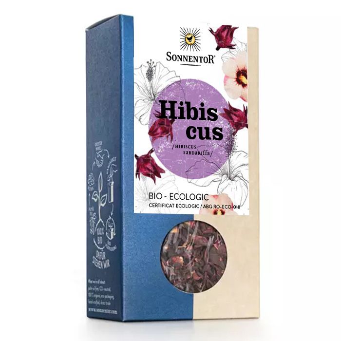 Ceai Bio de fructe Hibiscus, 80 g, Sonnentor