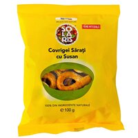 Covrigei sarati cu susan, 100 g, Solaris