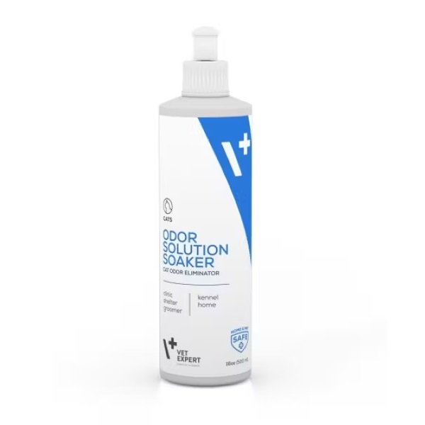 Solutie odorizanta impotriva mirosurilor neplacute cauzate de pisici Cat Odor Eliminator, 500 ml, VetExpert