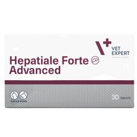 Supliment pentru sustinerea functiei hepatice la caini si pisici Hepatiale Forte Advanced, 30 tablete, VetExpert