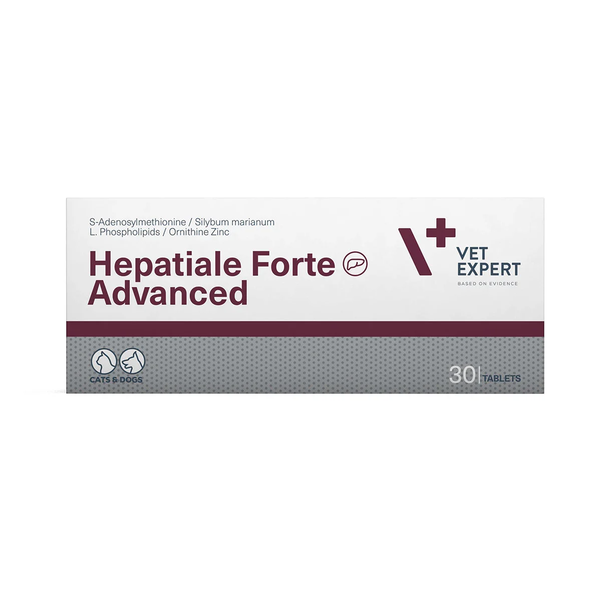 Supliment pentru intarirea functiilor hepatice la caini si pisici Hepatiale Forte Advanced, 30 tablete, VetExpert