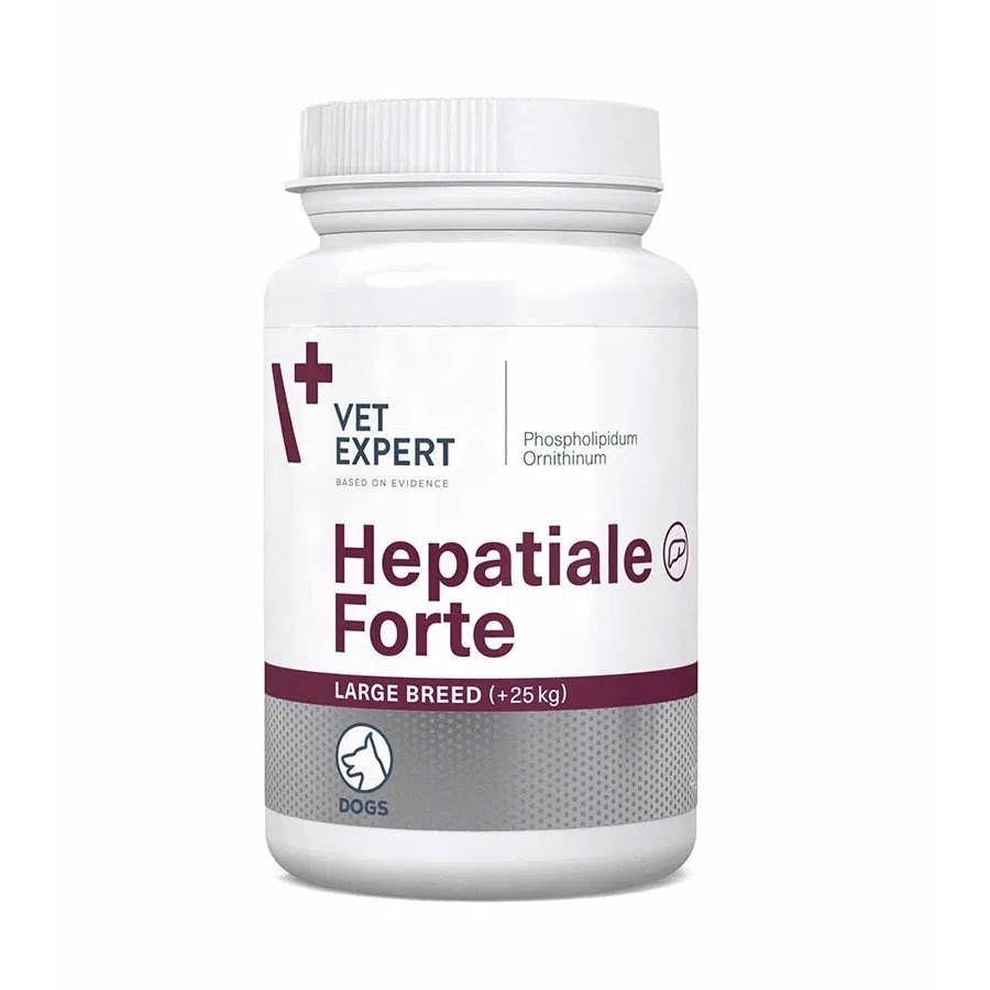 Supliment pentru intarirea functiilor hepatice la caini de talie mare Hepatiale Forte Large Breed, 40 capsule, VetExpert