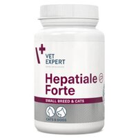 Supliment pentru intarirea functiilor hepatice la caini si pisici Hepatiale Forte, 40 capsule, VetExpert