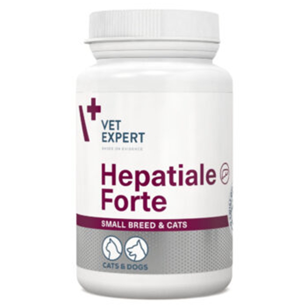 Supliment pentru intarirea functiilor hepatice la caini si pisici Hepatiale Forte, 40 capsule, VetExpert