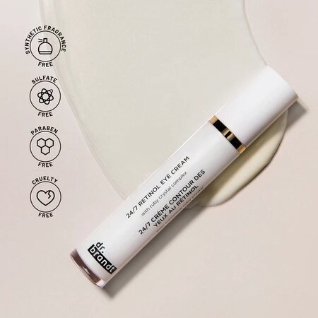 Crema cu retinol pentru ochi 24/7 Retinol Eye Cream, 15 ml, Dr. Brandt 610548