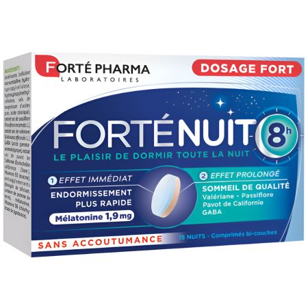 Forte Nuit 8h, 15 comprimate, Forte Pharma