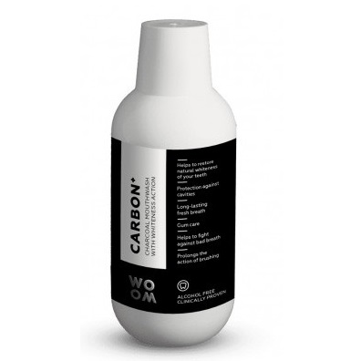 Apa de gura Carbon+, 500 ml, Woom