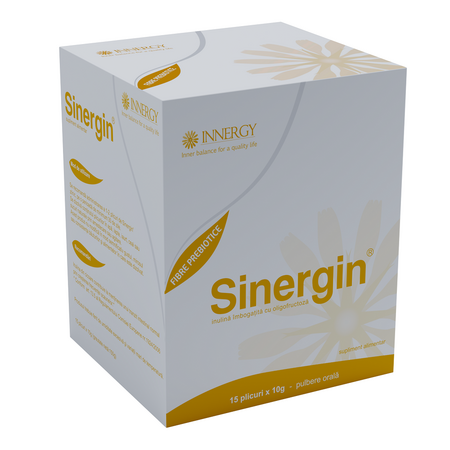 Fibre prebiotice Sinergin, 15 plicuri x 10 g, Innergy
