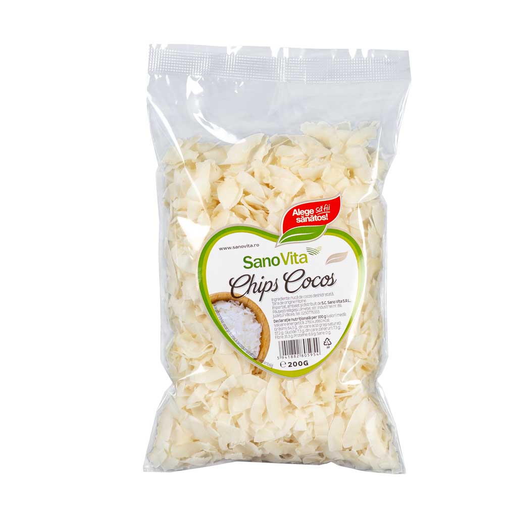 Chips de cocos, 200 g, SanoVita